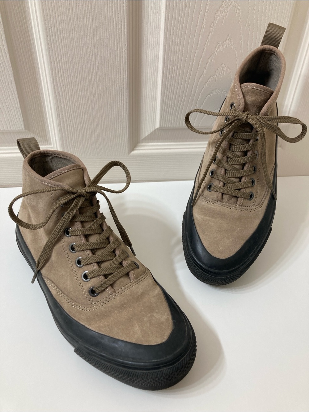 SeaVees Men’s Taupe Suede Lace Up Mariners Boot Size 7 Military Utility Outdoors